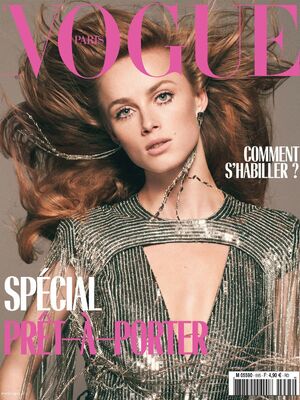 Rianne van Rompaey - David Sims photoshoot for Vogue Paris - March 2019